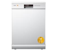 Comfee' CDWPF1201PW-WE-EU Lave-vaisselle, installation gratuite, 60 cm, 55 dB, 12 couverts, 8 programmes, lavage hygiénique à 70 °C, commandes par boutons, fonction IoT, lavage Cloud, blanc