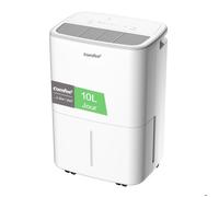 COMFEE Déshumidificateur Portable 10L/Jour, Réservoir Amobile 2,5L, Drainage Continu, 3 Modes au Choix, Minuterie 24h-16 à 31㎡