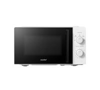 Comfee Four à micro-ondes compact 20L CMO-MM20L2NFPE(WH), 700 W, Commandes manuelles par boutons rotatifs, 5 niveaux de puissance, Décongélation rapide, Grande fenêtre de visualisation, Blanc
