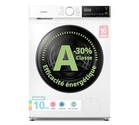 COMFEE' Machine a laver 10KG 30% 1400RPM Smart wash CF10EWP07W