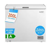 Comfee RCC201WH6(E) Congélateur / 82 kWh/an / 85 cm de haut / 200 L/compresseur inverseur / 41 dB/faible volume/convient pour différents scénarios d'utilisation/régulateur de température