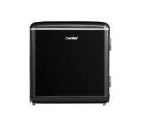 Comfee' RCD50BL2EURT(E) Mini Réfrigérateur Monoporte, Minibar 47L, Design Rétro, avec Compartiment Réfrigérant, Thermostats Réglables, Faible Bruit, Adapté à la Maison et au Bureau, Noir
