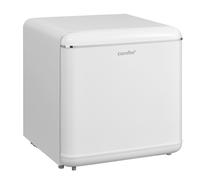 COMFEE RCD50WH2EURT(E) Mini-réfrigérateur 47 L, conception rétro, porte unique, thermostat réglable, fonctionnement silencieux, idéal pour la maison, le bureau et l’hôtel, blanc [Classe énergétique E]