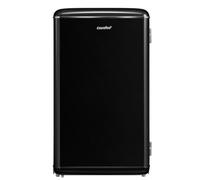 Comfee ' RCD93BL2UKRT(E) Réfrigérateur sous comptoir, réfrigérateur autonome rétro 93 L avec boîte de refroidissement, thermostats réglables, lumière LED, noir