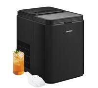 Comfee' RCI12BL1EU(E) Machine à glaçons, 8 glaçons en 6 min, 12 kg/24 h, réservoir d'eau 1,3 L, fonction autonettoyante, machine compacte à glaçons cylindriques, pelle et panier à glaçons inclus pour 