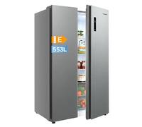 COMFEE RCS536LS01EU(E) Réfrigérateur Combiné No Frost De 553 Litres, 347 L Pour Le Réfrigérateur + 206 L Pour Le Congélateur, Double Porte, Sans Givre, Efficace, Spacieux Pour La Famille, Blanc