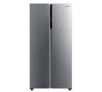 Comfee' RCS609IX2 Réfrigérateur-Congélateur Américan/No Frost/Compresseur Inverter/Hauteur 177,5 cm/460 L(271+189) de Réfrigération/Double contrôle/SuperCool, Inox