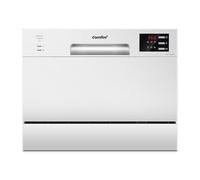 COMFEE' TD602E-W Lave-vaisselle Compact, 6 Couverts, 6 Programmes, Blanc