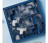 COMFEELING Tetris Bac à glaçons en silicone facile à démouler pour jus, boissons, cocktails, thé, café