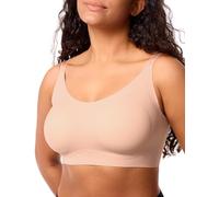 COMFELIE Soutien-gorge sans couture sans couture confortable soutien-gorge doux et lisse pour tous les jours Bralette réglable Cami Sleep Bra, Rose huître, XX-Large plus