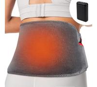 Comfheat Coussin chauffant sans fil pour soulager la douleur, bandage dorsal chauffant portable avec batterie 10 000 mAh pour région lombaire, crampes, menstruation, cadeau pour femmes et hommes