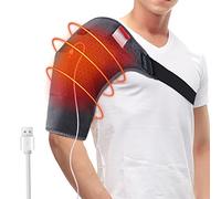 Comfheat Coussinets chauffants USB pour soulager les douleurs aux épaules, le haut du bras