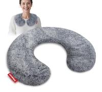 Comfheat Lavender Coussin cervical pour soulager la douleur au micro-ondes, chauffant/refroidissable, chauffe-nuque avec aromathérapie et housse amovible et lavable