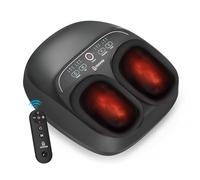 COMFIER Appareil de massage des pieds avec chaleur, appareil de massage Shiatsu pour fasciite plantaire, neuropathie, télécommande, fonction pause
