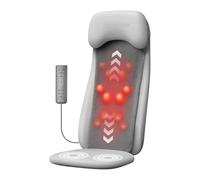 COMFIER Appareil de massage Shiatsu pour le dos avec chaleur, massage des tissus profonds avec vibration, 2D/3D, coussin de siège de massage Shiatu pour le dos, cadeau pour homme et femme