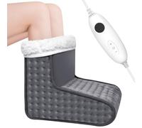 Comfier Chauffe-Pieds Avec 6 Réglages De Température, Chauffage électrique Des Pieds, Arrêt Automatique/Pelucheux/Lavable En Machine/30 X 30 X 24 Cm, Cadeau Maman/Papa/Femme/Homme