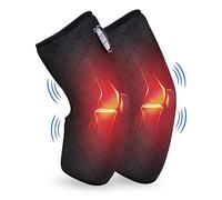 Comfier Coussin Chauffant Genouillère de Massage - Chauffe Pieds avec Masseur de Vibrations - Appareil de Massage pour Cuisses et Jambes, Cadeau Homme/Femme/Papa/Maman