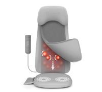 COMFIER Coussin de massage Shiatsu pour le dos et la nuque - Avec fonction chauffante - 3 intensités - Pour la maison et le bureau