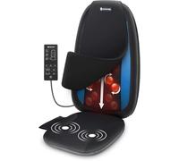 COMFIER Coussin de siège de massage Shiatsu - Appareil de massage du dos avec chaleur et fonction vibration - Relaxation pour le cou, les épaules et le dos - Tapis de massage pour la maison et le