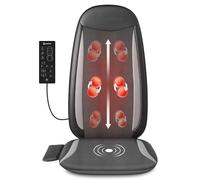 COMFIER Fauteuil massant et Siege massant avec Chauffante - Appareil de Massage Dos, Nuque et Hanches Shiatsu, Pétrissage Profond et Vibrations pour Bureau et Domicile