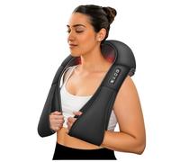COMFIER Masseur Cervical, Masseur Dos et Cervicales avec Chauffage,Appareil de Massage Shiatsu Électrique ur Massager Nuque Cervicales Epaule，Cadeaux Pour Maman, Papa, Femmes et Hommes