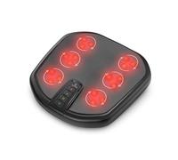 COMFIER Appareil de massage des pieds électrique avec chaleur et pétrissage, massage shiatsu 2-en-1 pour pieds et dos, chauffe-pieds adapté à toutes tailles, cadeau pour hommes et femmes