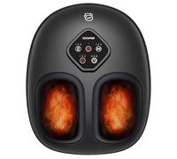 COMFIER Masseur de pieds Shiatsu 2025 avec chaleur, compression, pétrissage et roulement, masseur de pieds pour neuropathie, fasciite plantaire, amélioré pour les pieds plus grands (taille 14), maison