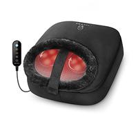 COMFIER Masseur pied avec chaleur, Chauffe-pieds électrique, Appareil de Massage pieds Shiatsu pour Fasciite Plantaire et Neuropathie, Masseur Dos et Pieds 2-en-1, cadeau femme/homme