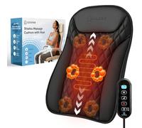 COMFIER Shiatsu Coussin de massage pour le dos ultra fin avec chaleur