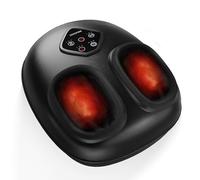 COMFIER Shiatsu Masseur de pieds avec chaleur, machine de massage 4 en 1, compression, pétrissage, roulement et chauffage, pieds extra larges pour jusqu'à la taille 42, cadeaux d'anniversaire pour