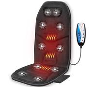 COMFIER Housse de Chaise de Massage avec Chauffage - 10 Moteurs vibrants, Masseur de Dos de Chaise, Housse de Massage de Dos de Chaise, Cadeaux pour Hommes/Femmes/mères/pères