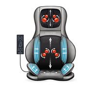 COMFIER Siège Massant Shiatsu pour Dos & Cou - Masseur de Dos Complet à Pétrir 2D/3D avec Chaleur et Compresse réglable, Fauteuil Massant pour hanche/nuque/dos, Masseur Complet du Corps