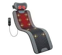 COMFIER Tapis de massage chauffant, surmatelas de massage à 10 moteurs avec appareil de massage Shiatsu pour la nuque, pour le dos, les jambes et la nuque, 160 x 56 cm, cadeau pour maman et papa