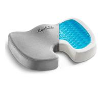 ComfiLife Coussin de sige amlior en gel Coussin de chaise de bureau Coussin de coccyx en gel antidrapant et mousse mmoire de forme pou