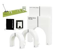 COMFOLIVING Aide au golf, portes de golf professionnelles | Aide portable pour entraînement de putting de golf avec design de trous de golf - Entraîneur de putter de golf avec sac