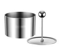 COMFOLIVING Anneaux à gâteau pour la pâtisserie, moule à crêpes en acier inoxydable - Anneaux de cuisson ergonomiques, anneaux de pâtisserie, moule à mousse pour moulage de gâteaux, mousses