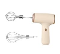 COMFOLIVING Batteur plongeant électrique, fouet à œufs électrique - Batteur à main électrique Batteur à œufs, Batteur à main de cuisine à double batteur électrique à haute puissance pour pâte à beurre