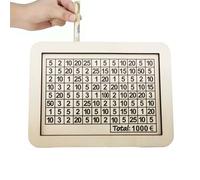 COMFOLIVING Bocal pour économiser de l'argent, pour économiser de l'argent | Grande boîte de rangement en bois - Banque d'argent pratique pour économiser de l'argent, collecte d'argent du Nouvel An