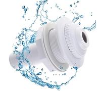 COMFOLIVING Buse de retour de piscine | Raccord complet de sortie de piscine hors sol,Raccords de sortie de piscine avec rayonnement du globe oculaire, Raccord d'entrée de retour filetage standard