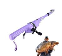 COMFOLIVING Canne à pêche télescopique, canne à pêche télescopique et jeu de requin | Pocket Canne à pêche et moulinet Combo - Équipement et équipement de pêche, canne à pêche en mer pour pêche en mer