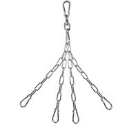 COMFOLIVING Chaîne pour sac de frappe, chaînes de boxe pour sac de frappe | Crochets pour sacs lourds | Crochets pour chaînes suspendues, crochets de sac de frappe en métal avec crochets,