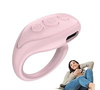 COMFOLIVING Changeur de page sans fil pour téléphone | Tourner de page photo à distance à défilement résistant, page haut et bas, télécommande rechargeable avec anneaux