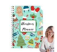COMFOLIVING Christmas Planner Organizer, Christmas Planner Notebook | Holiday Binder Planner - The Ultimate Organizer Journal with Christmas Bucket List for Christmas