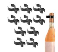COMFOLIVING Clips de sécurité pour bouteille de vin, supports de bouteille de vin pour fêtes - Clips de service pour anniversaires, Halloween, etc