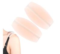 COMFOLIVING Coussinets d'épaule en silicone pour femme - Coussinets d'épaule antidérapants en silicone - Coussinets antidérapants pour soutien-gorge - Support de coussin pour rencontres