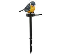 COMFOLIVING Décoration d'oiseaux en plein air, lumières de figurines d'oiseaux | Lampe solaire LED pour animaux | Lampe solaire de jardin avec piquet d'oiseau Linda, statuette décorative d'oiseau