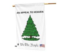COMFOLIVING Drapeau Arbre Vert, Drapeau Arbre | Jardin Décor Extérieur Drapeau de Jardin Arbre Vert | Vertical Double Face People American Revolution Drapeau commémoratif de Liberté pour Cour Pelouse