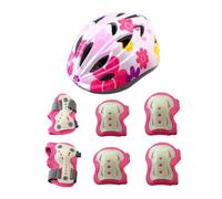 COMFOLIVING Équipement de protection pour , genouillères et coudières - Head Hard Hat Équipement de protection avec protège-poignet | Protection enfant réglable, accessoires de skateboard pour