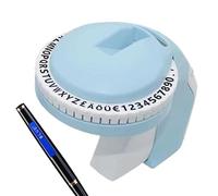 COMFOLIVING Étiqueteuse en relief, étiqueteuse 3D portable, étiqueteuse manuelle pour lettrage des déchets - Impression d'étiqueteuses de gaufrage prédécoupées pour une utilisation facile