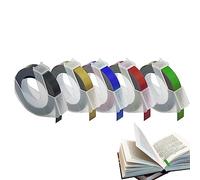 COMFOLIVING Étiqueteuse en relief, étiqueteuse 3D portable, étiqueteuse manuelle pour lettrage des déchets - Impression d'étiqueteuses de gaufrage prédécoupées pour une utilisation facile